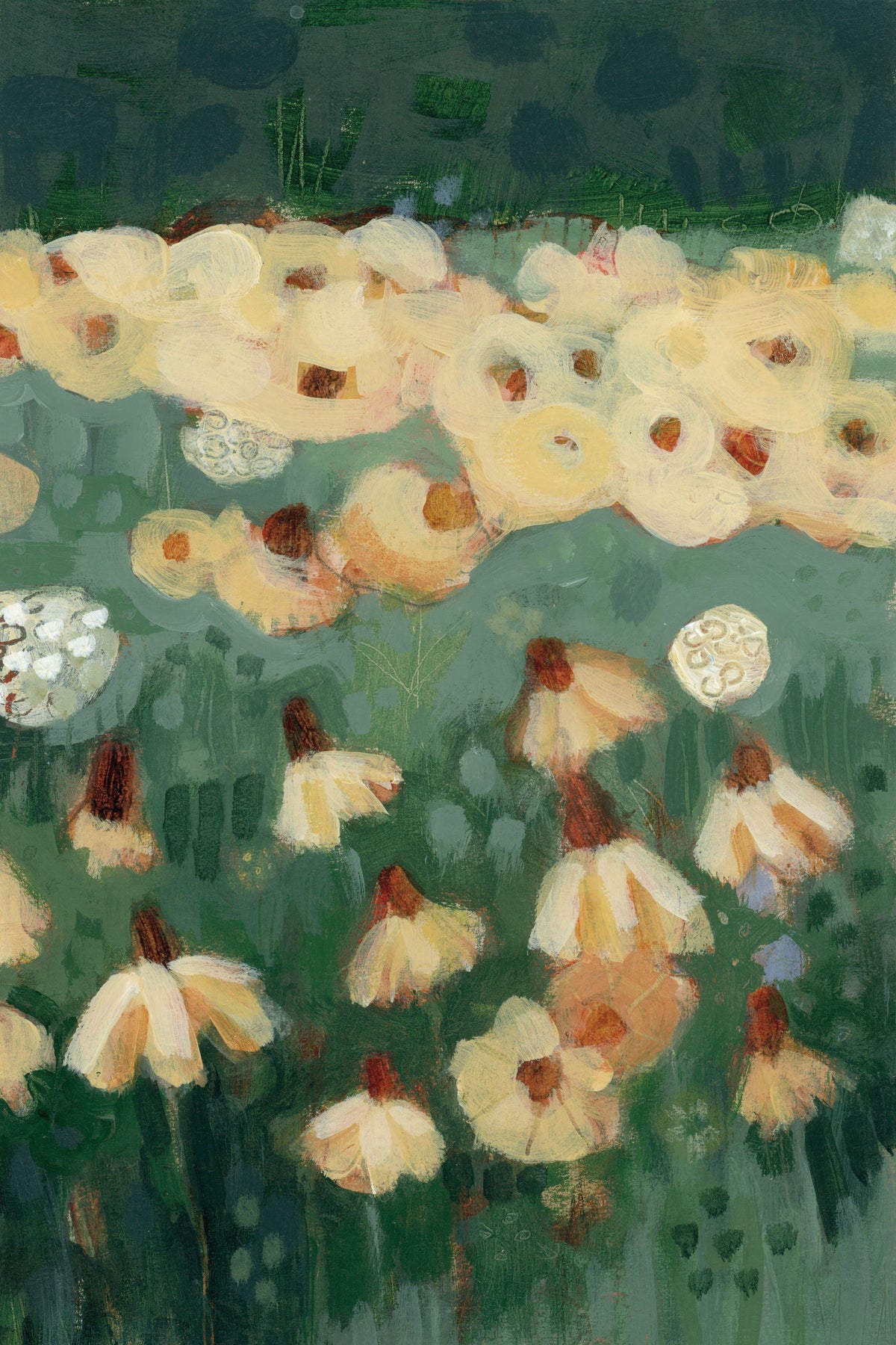 Wildflowers III Mural Wallpaper - pure wallpaper artwork