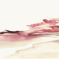 Pink Sunset Mural Wallpaper - pure wallpaper artwork
