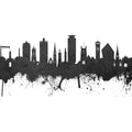 Plymouth England Skyline Black & White Mural Wallpaper - pure wallpaper artwork