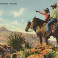 Greetings From Colorado Cowboys Mural Wallpaper - pure wallpaper artwork