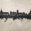 Maldon England Skyline Concrete Mural Wallpaper - pure wallpaper artwork