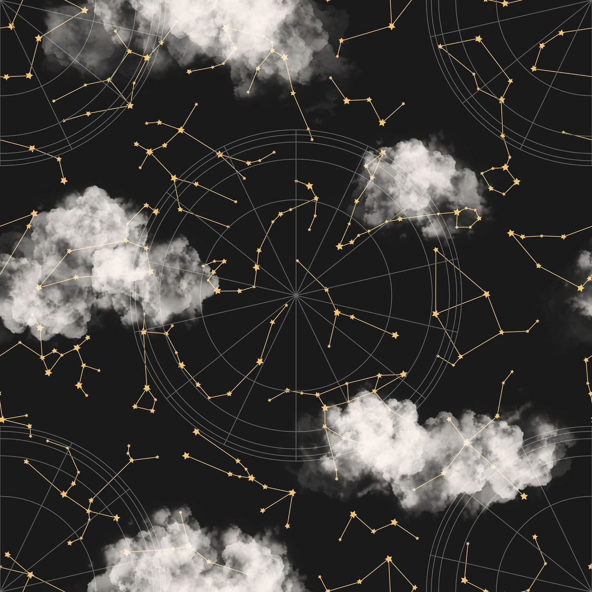 Cloudy Night Mural Wallpaper - pure wallpaper artwork