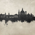 Valletta Malta Skyline Concrete Mural Wallpaper - pure wallpaper artwork