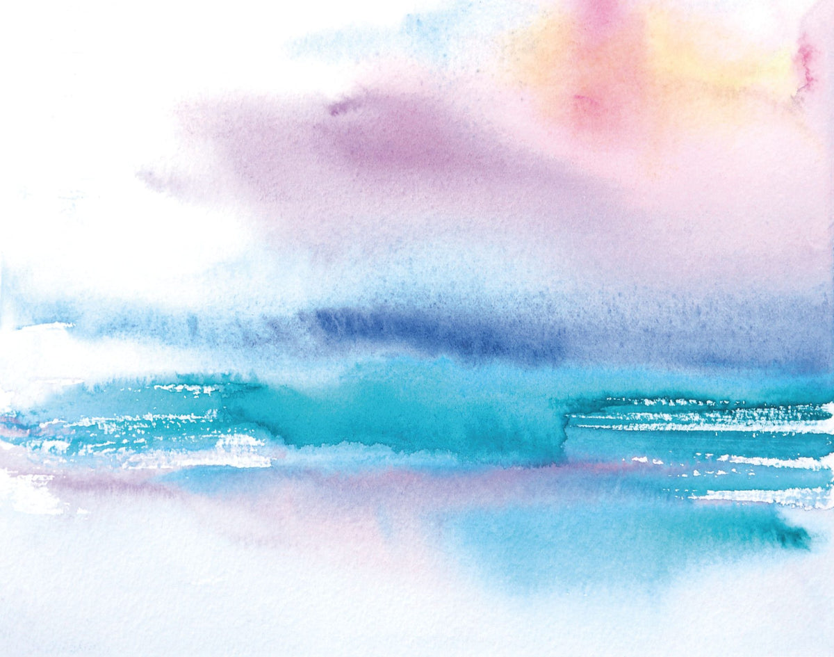 Washed Sunset Mural Wallpaper - pure wallpaper artwork