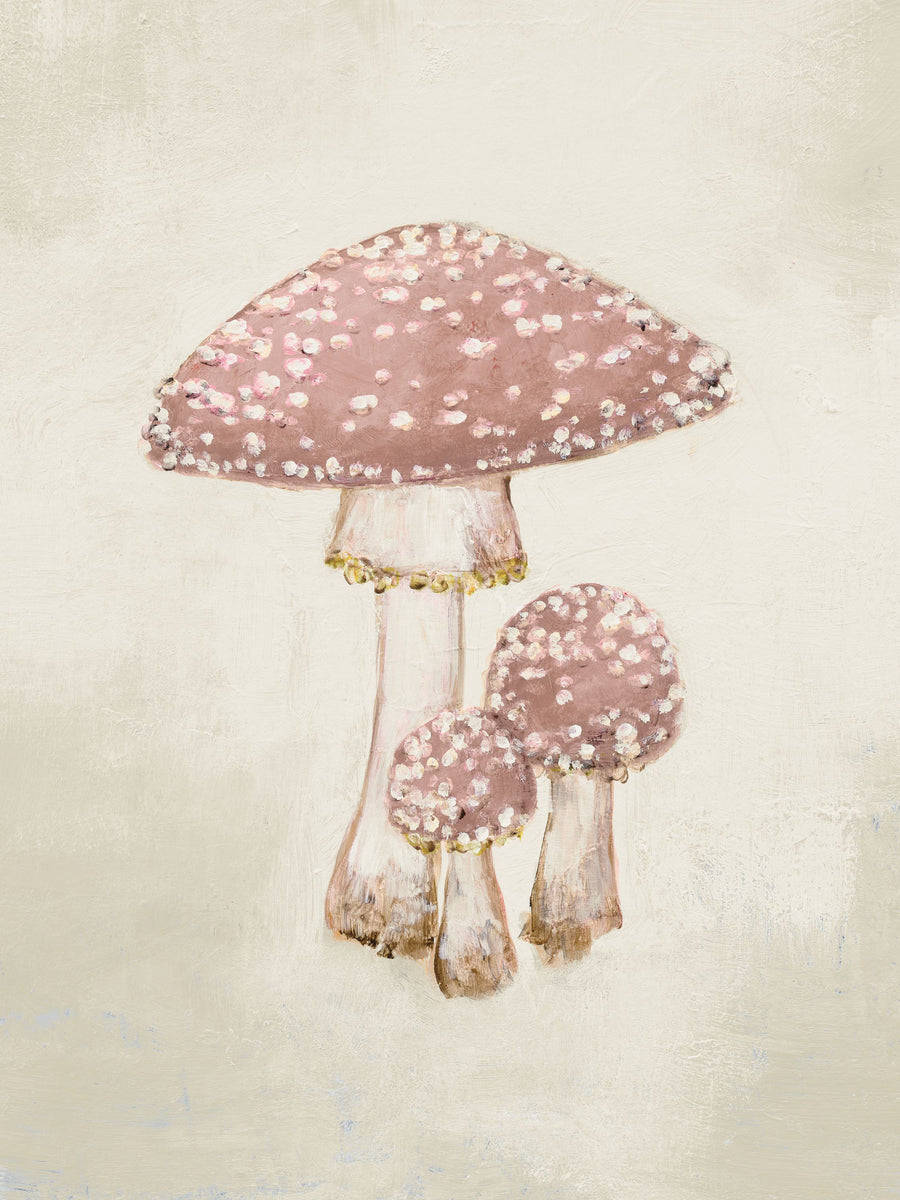 Woodland Mushroom II Honeybloom Mural Wallpaper