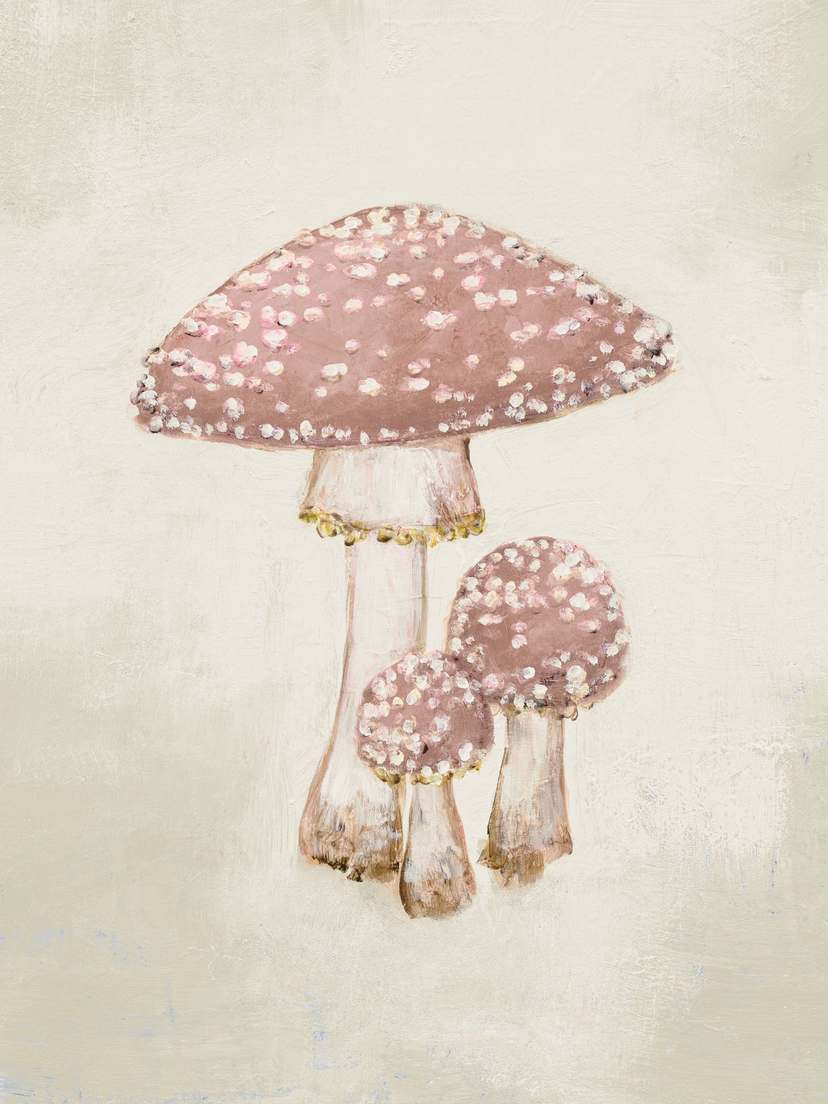 Woodland Mushroom II Honeybloom Mural Wallpaper - pure wallpaper artwork