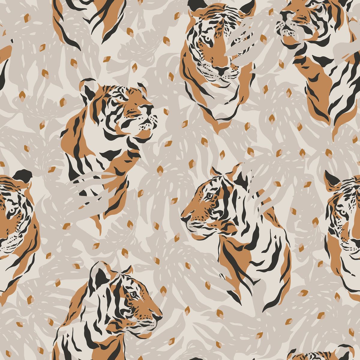 Tiger of Kanha Mural Wallpaper - pure wallpaper artwork