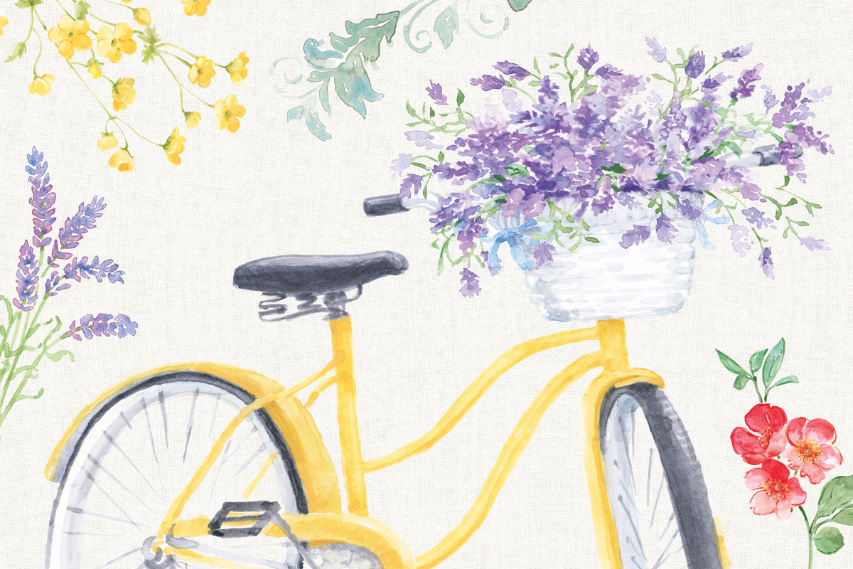 Fresh Floral I Mural Wallpaper - pure wallpaper artwork