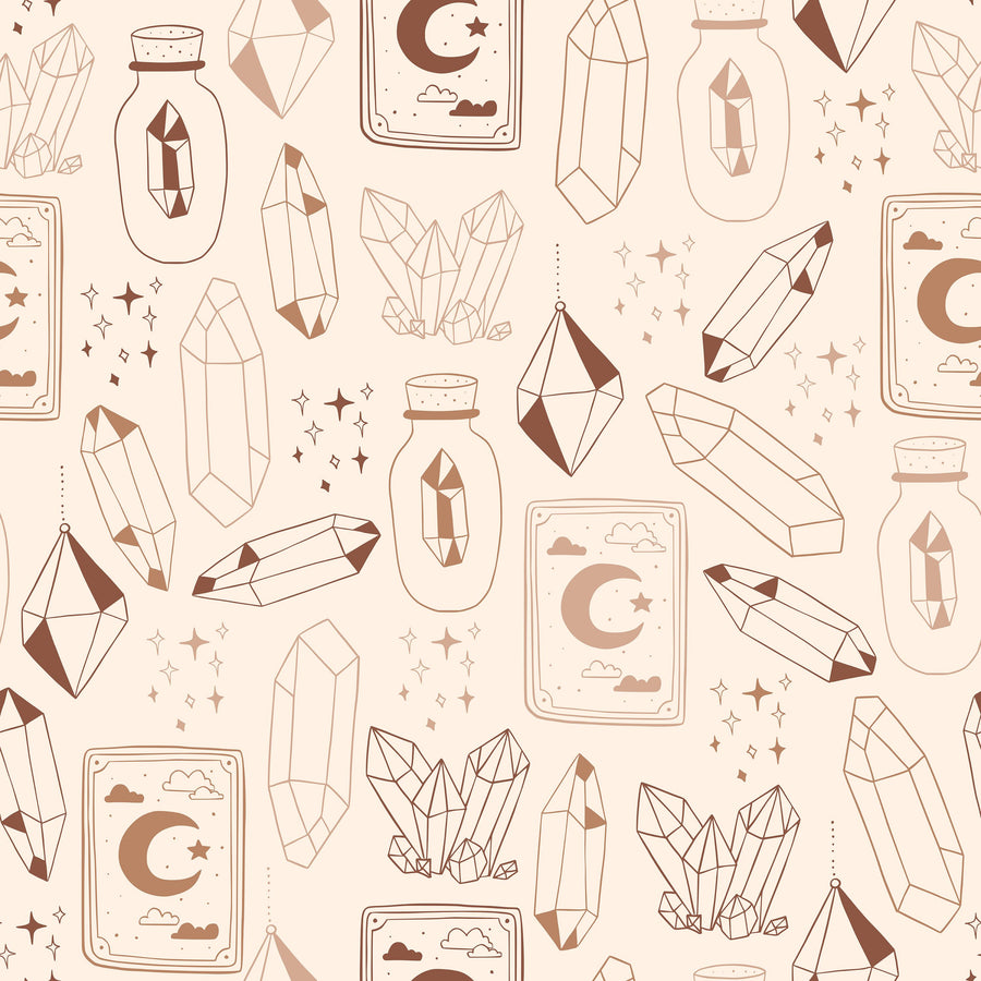 Tarot of Gemstones Mural Wallpaper