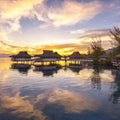 Bungalow Sunset Mural Wallpaper - pure wallpaper artwork