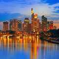 Urban Twilight Reflections Mural Wallpaper - pure wallpaper artwork