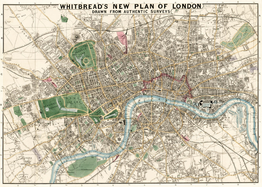 Whitbread's London Mural Wallpaper