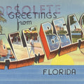 Greetings From Palm Beach Mural Wallpaper - pure wallpaper artwork