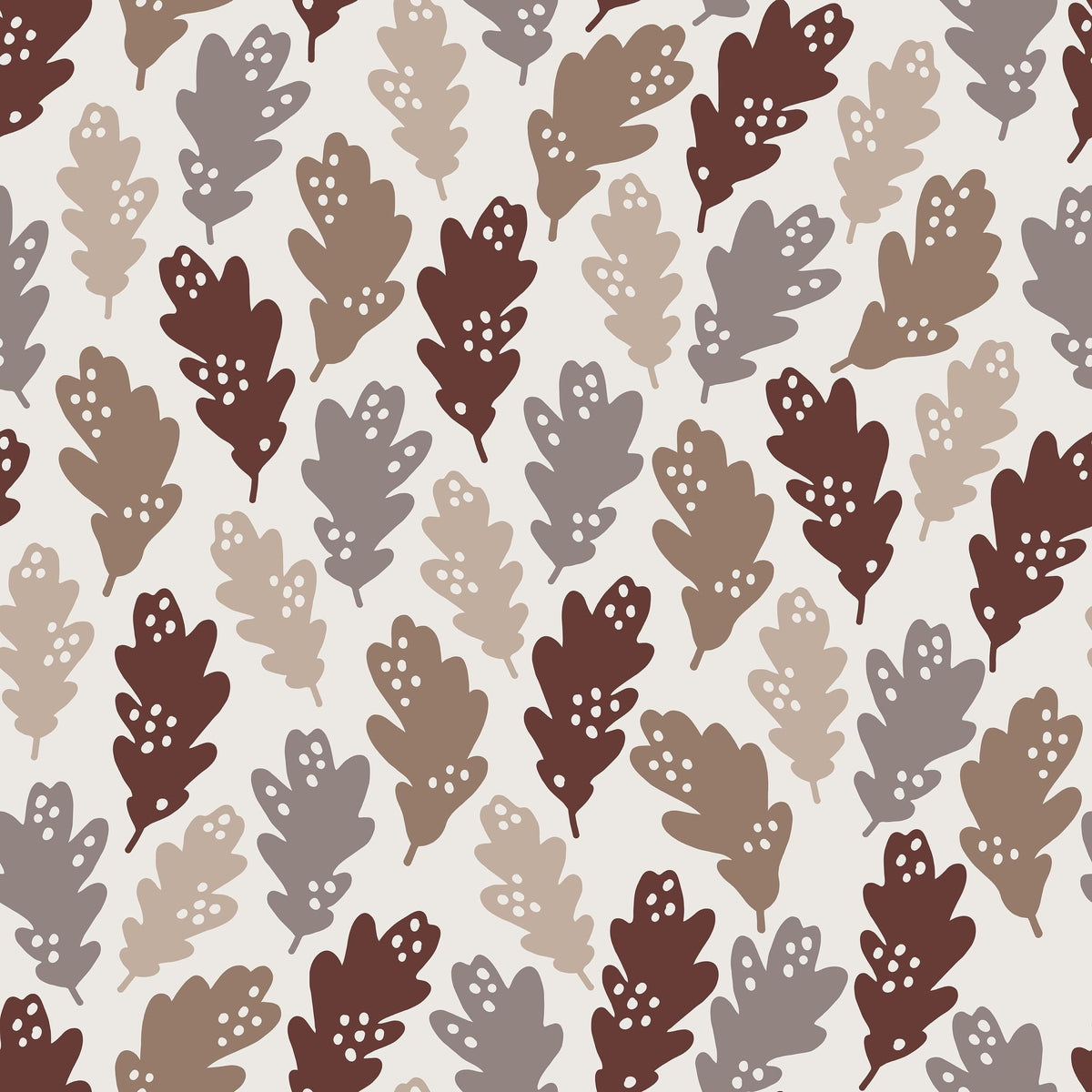 Oak Leaves Mural Wallpaper - pure wallpaper artwork