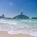 Turquoise Shore Mural Wallpaper - pure wallpaper artwork