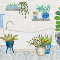 Botanical Bathroom II Mural Wallpaper - pure wallpaper artwork