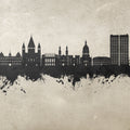Mainz Germany Skyline Concrete Mural Wallpaper - pure wallpaper artwork