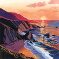 Sunset on the Sandy Dune Mural Wallpaper - pure wallpaper artwork