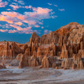 Pink Cathedral Gorge Mural Wallpaper - pure wallpaper artwork