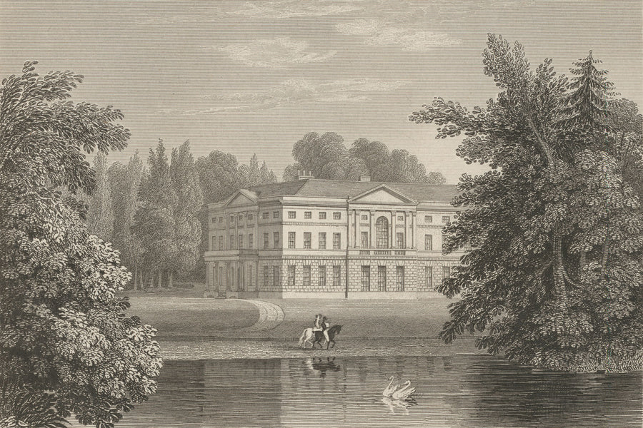 Busbridge Estate Etching Mural Wallpaper