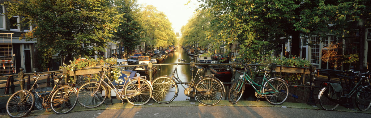 Canal Crossing Amsterdam Mural Wallpaper - pure wallpaper artwork