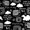 Sky Is the Limit Black Mural Wallpaper - pure wallpaper artwork