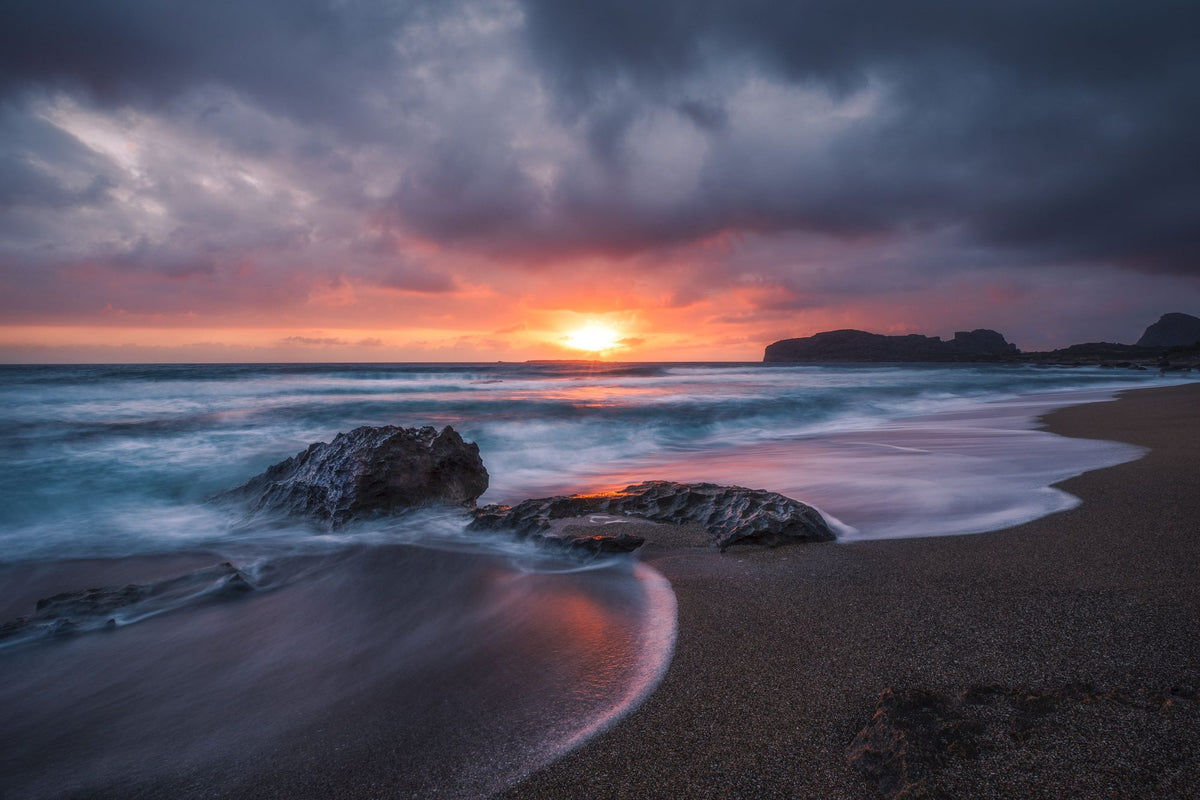 Falassarna Beach Mural Wallpaper - pure wallpaper artwork