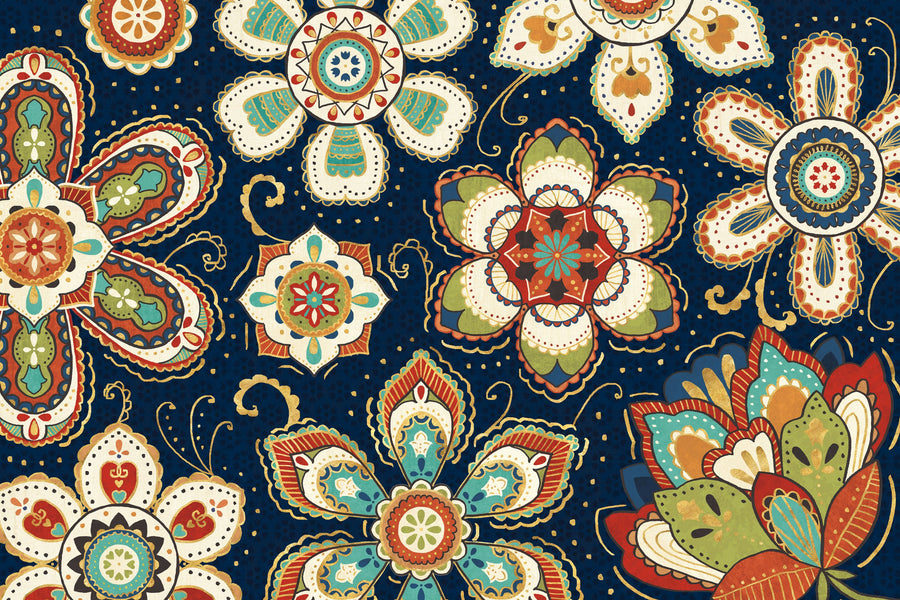 La Vida Flowers Mural Wallpaper