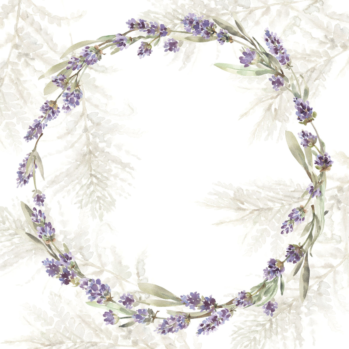 Fresh Lavender V Mural Wallpaper - pure wallpaper artwork