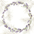 Fresh Lavender V Mural Wallpaper - pure wallpaper artwork