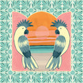 Tropical Birds II Mural Wallpaper - pure wallpaper artwork