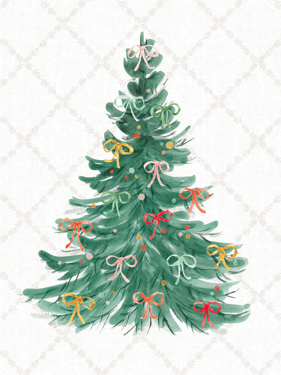 Holiday Bows IV Mural Wallpaper