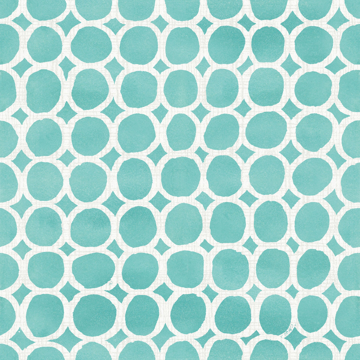 Mixed Turqouise Circles Inverse Mural Wallpaper - pure wallpaper artwork