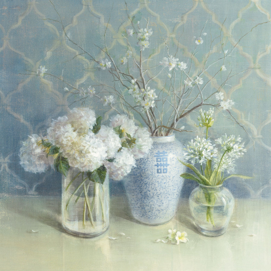 Spring Blossoms Still Life Mural Wallpaper