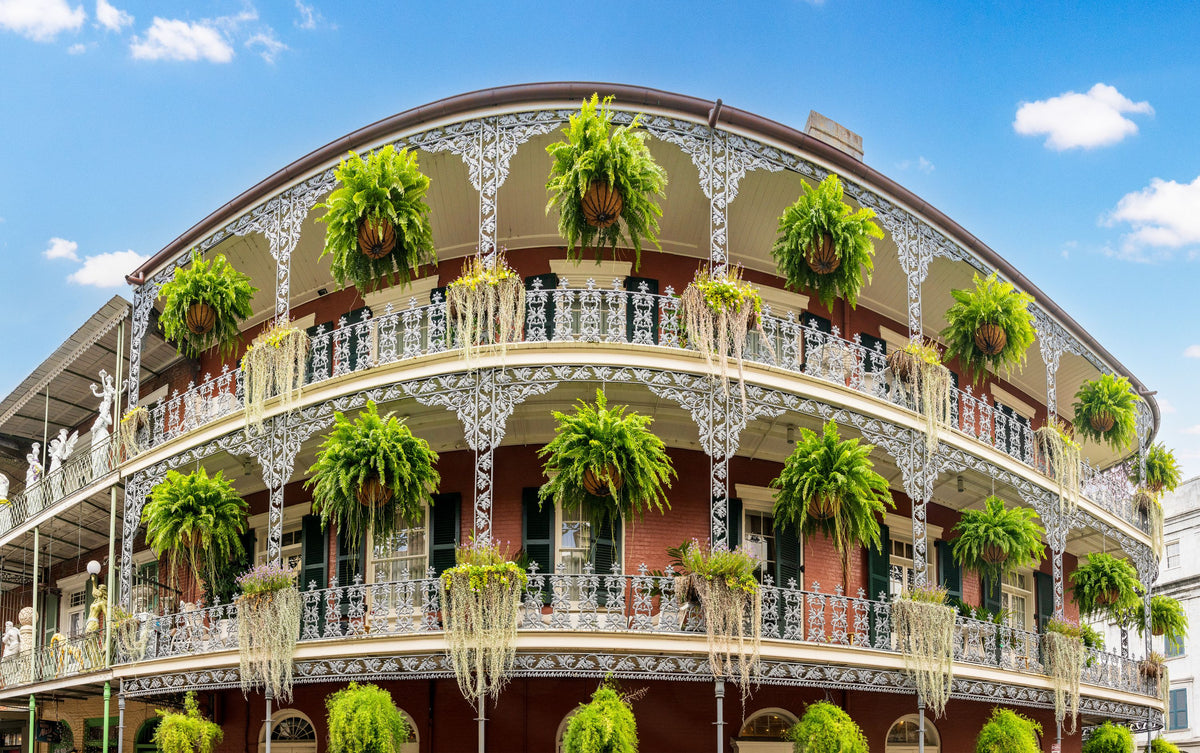 New Orleans Around the Corner Mural Wallpaper - pure wallpaper artwork