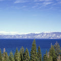 Mountain Lake Reflection Blue Mural Wallpaper - pure wallpaper artwork