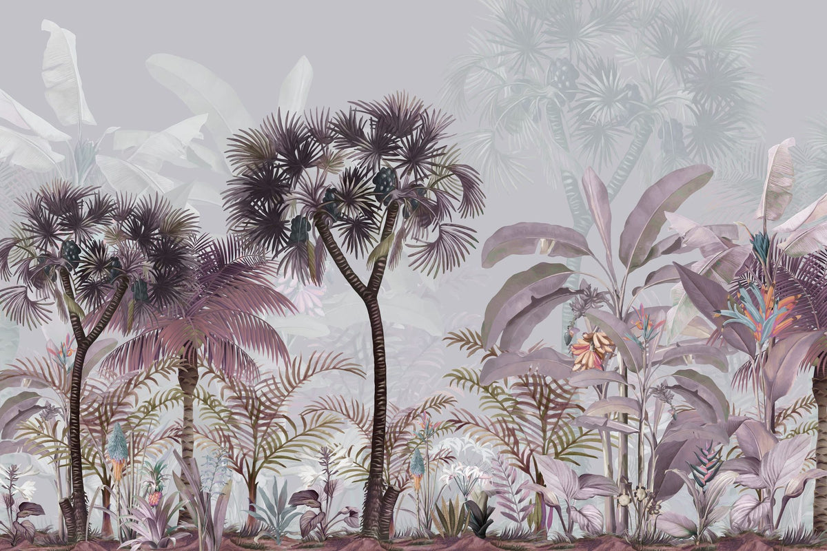 Tropical Forest Strolls Skylight Mural Wallpaper - pure wallpaper artwork
