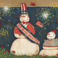 Seasonal Snowman VII Mural Wallpaper - pure wallpaper artwork