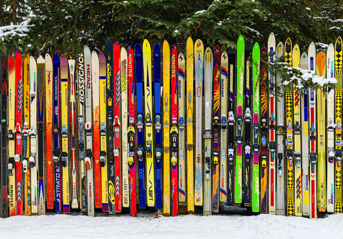 Ski Memories Mural Wallpaper - pure wallpaper artwork