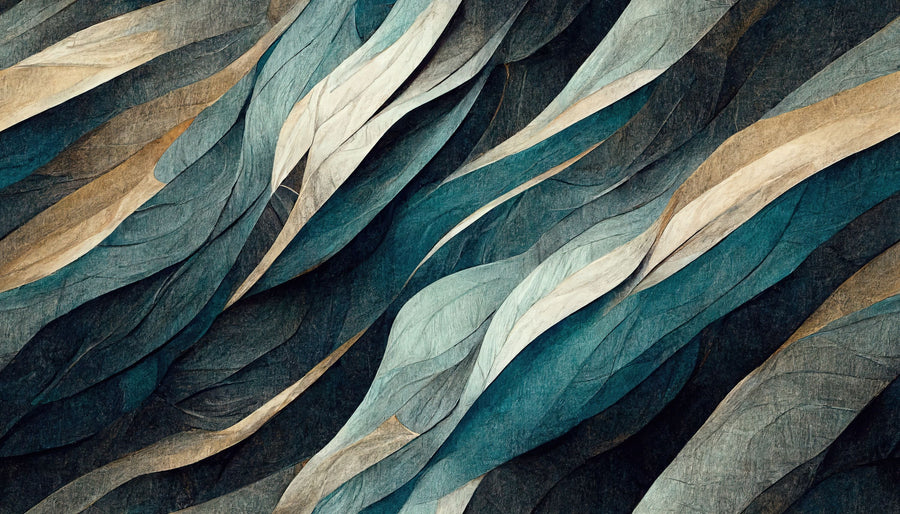 Aged Mountain Mural Wallpaper