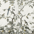 Bird Harmony, Muted Mural Wallpaper - pure wallpaper artwork