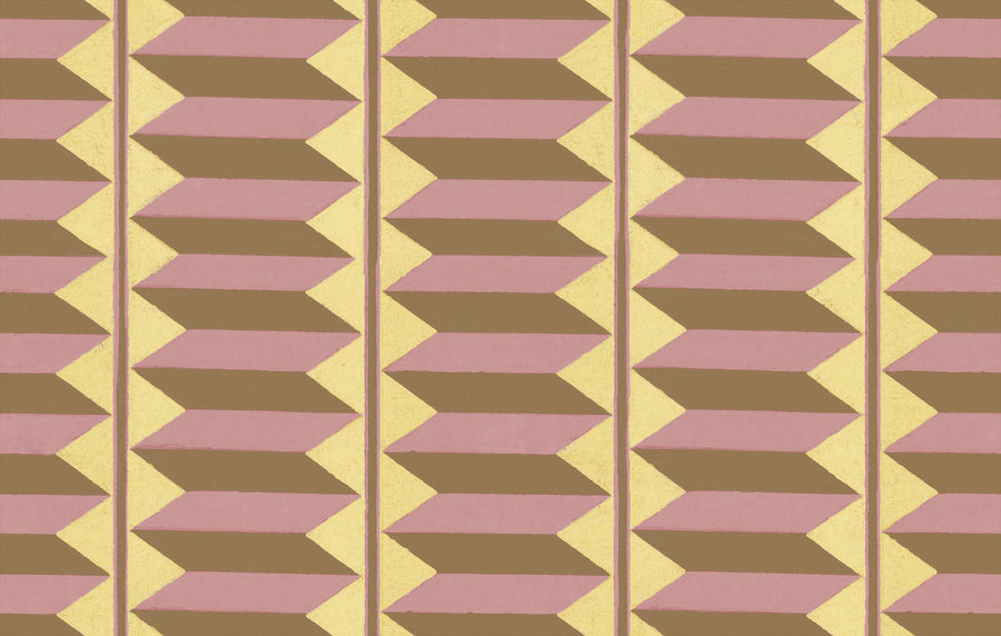 Accordion, Rose and Butter Mural Wallpaper