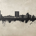 Telford England Skyline Concrete Mural Wallpaper - pure wallpaper artwork