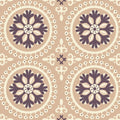 Geo Floral, Beige Mural Wallpaper - pure wallpaper artwork
