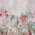 Field of Dreams Bright Red Mural Wallpaper - pure wallpaper artwork