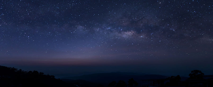 Starfield Horizon Mural Wallpaper