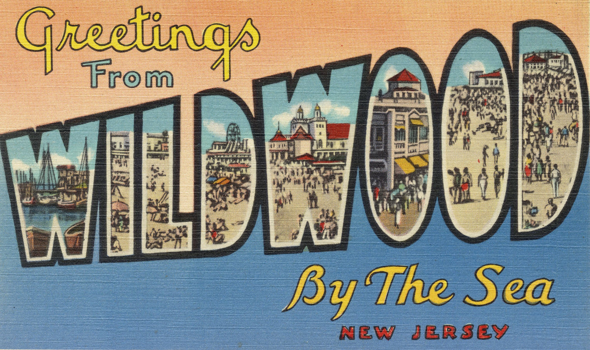 Greetings From Wildwood Mural Wallpaper - pure wallpaper artwork