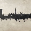 San Sebastian Spain Skyline Concrete Mural Wallpaper - pure wallpaper artwork