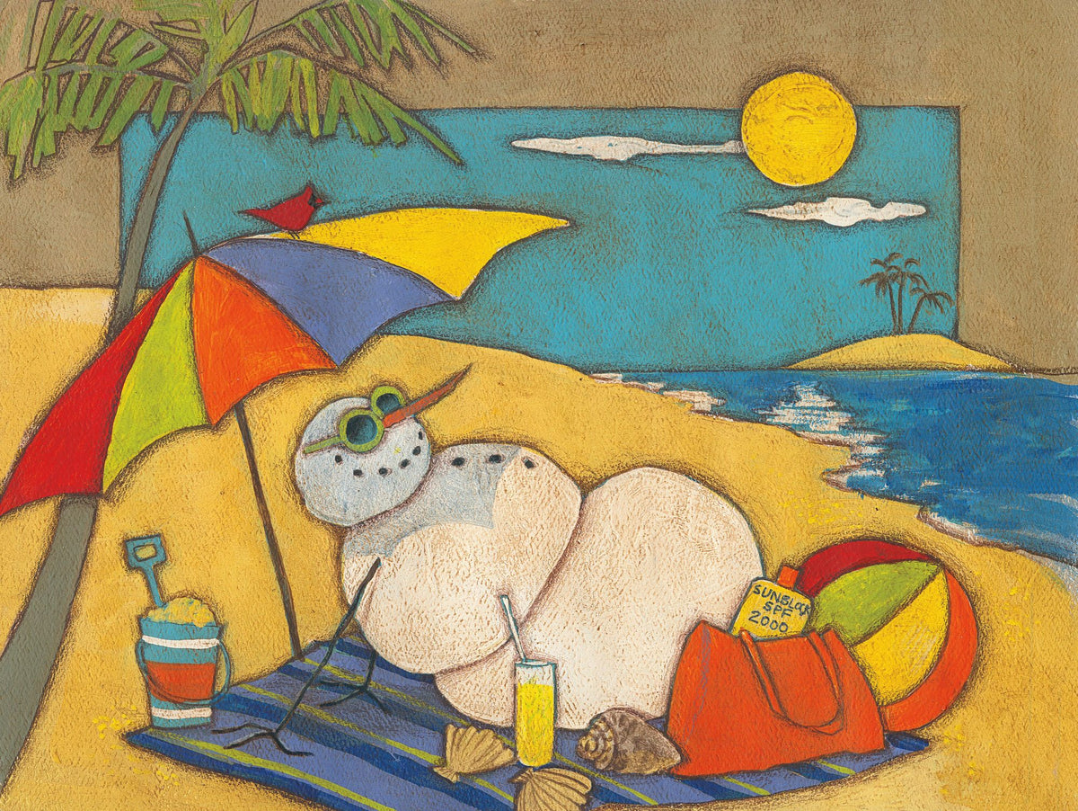 Seasonal Snowman VIII Mural Wallpaper - pure wallpaper artwork