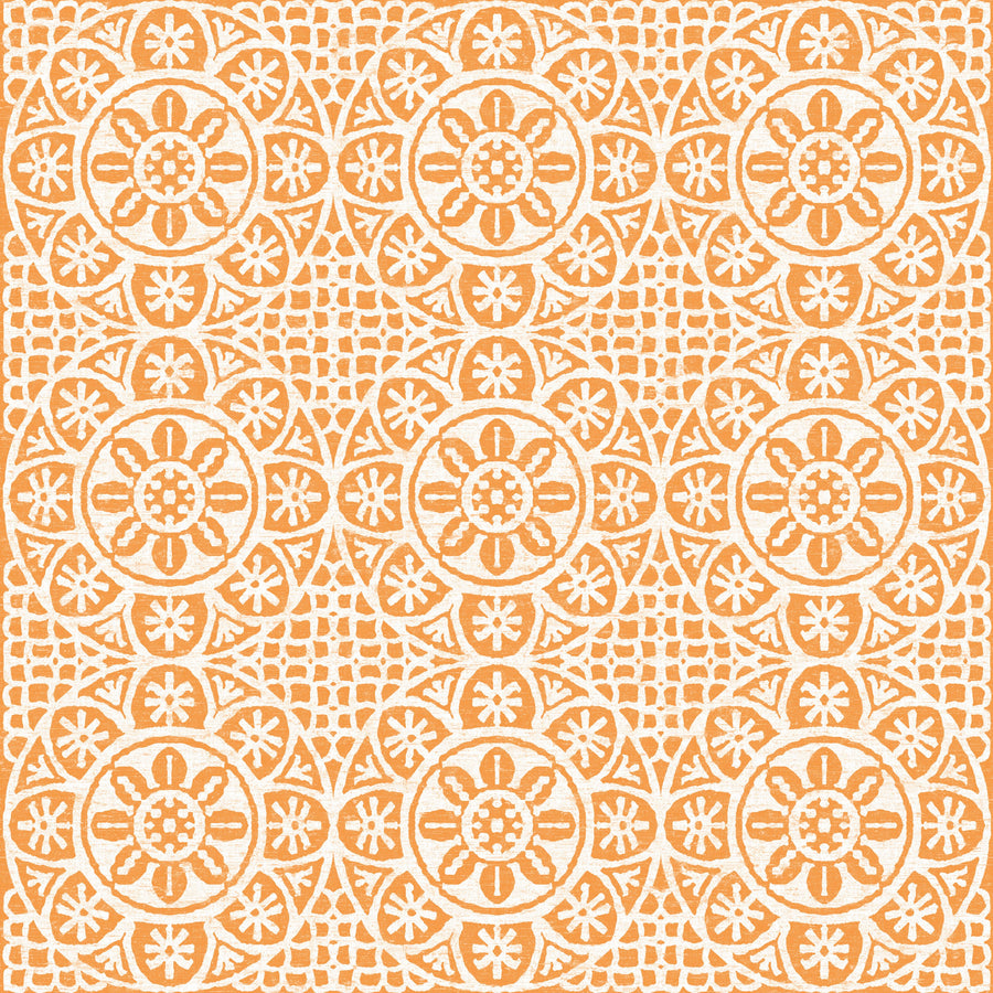 Amadora Symetry Orange Mural Wallpaper